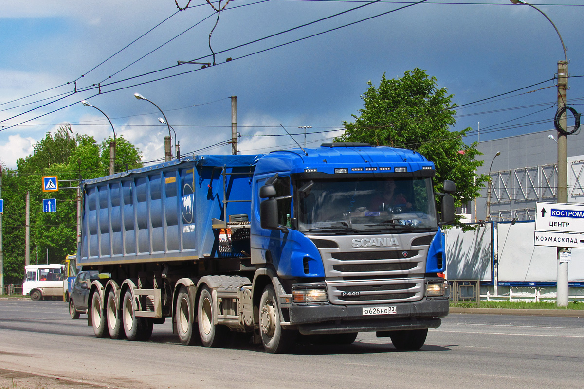 Владимирская область, № О 626 НО 33 — Scania ('2011) P440