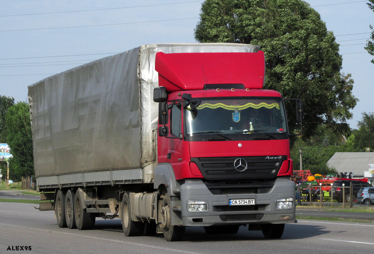 Черкасская область, № СА 5734 ВТ — Mercedes-Benz Axor 1840