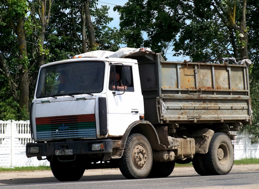 Могилёвская область, № АА 6543-6 — МАЗ-5551 (общая модель)