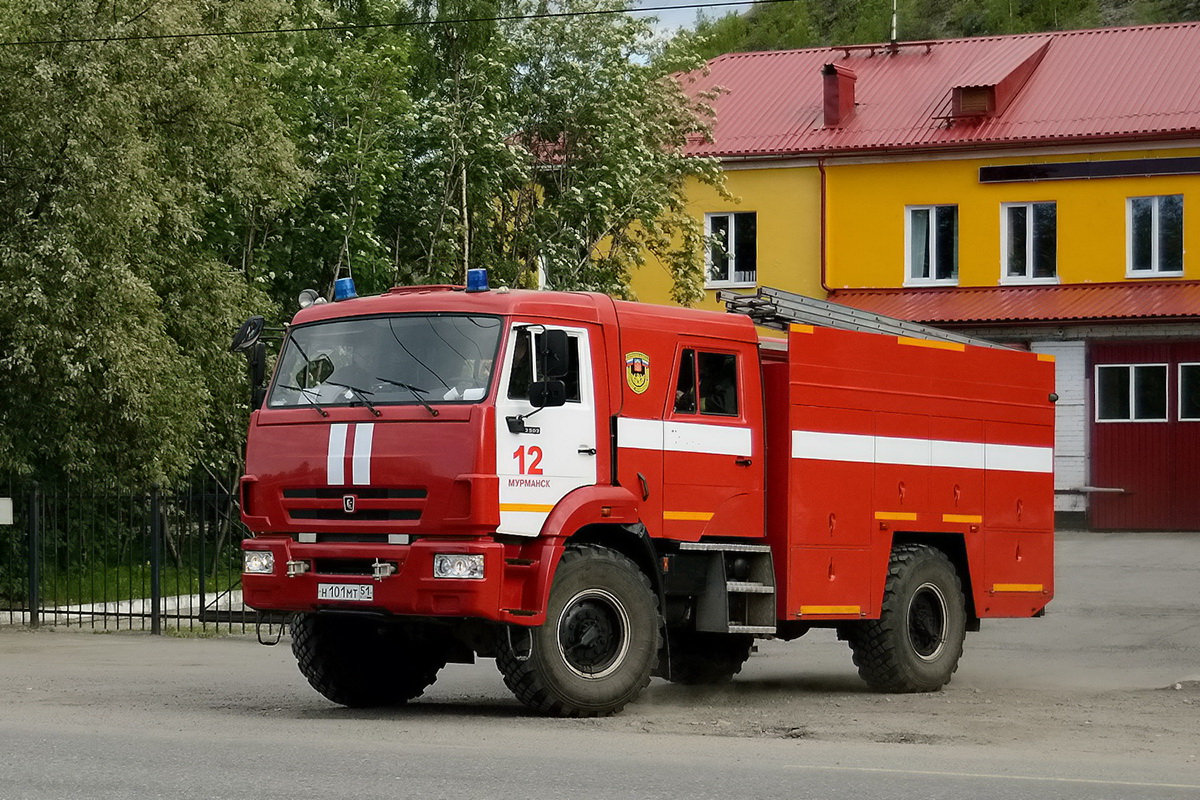 Мурманская область, № Н 101 МТ 51 — КамАЗ-43502-45