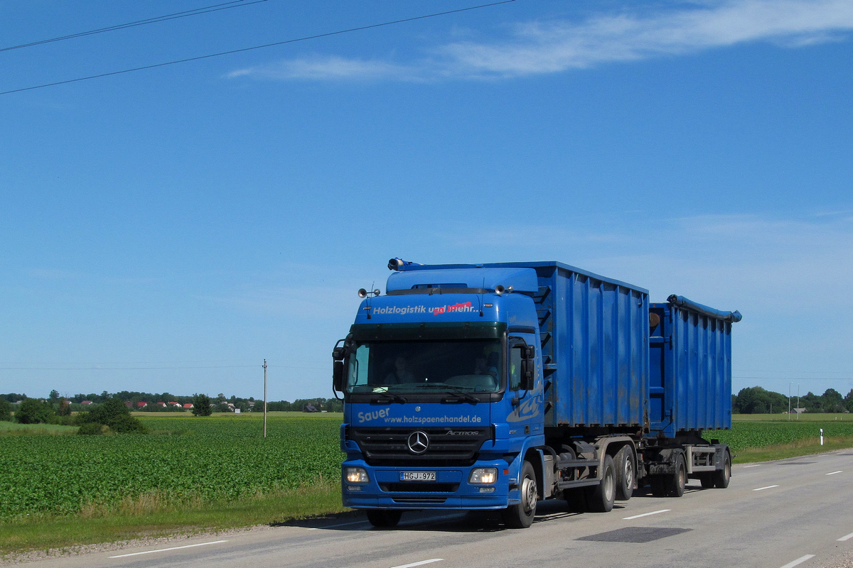 Литва, № HGJ 972 — Mercedes-Benz Actros ('2003) 2544