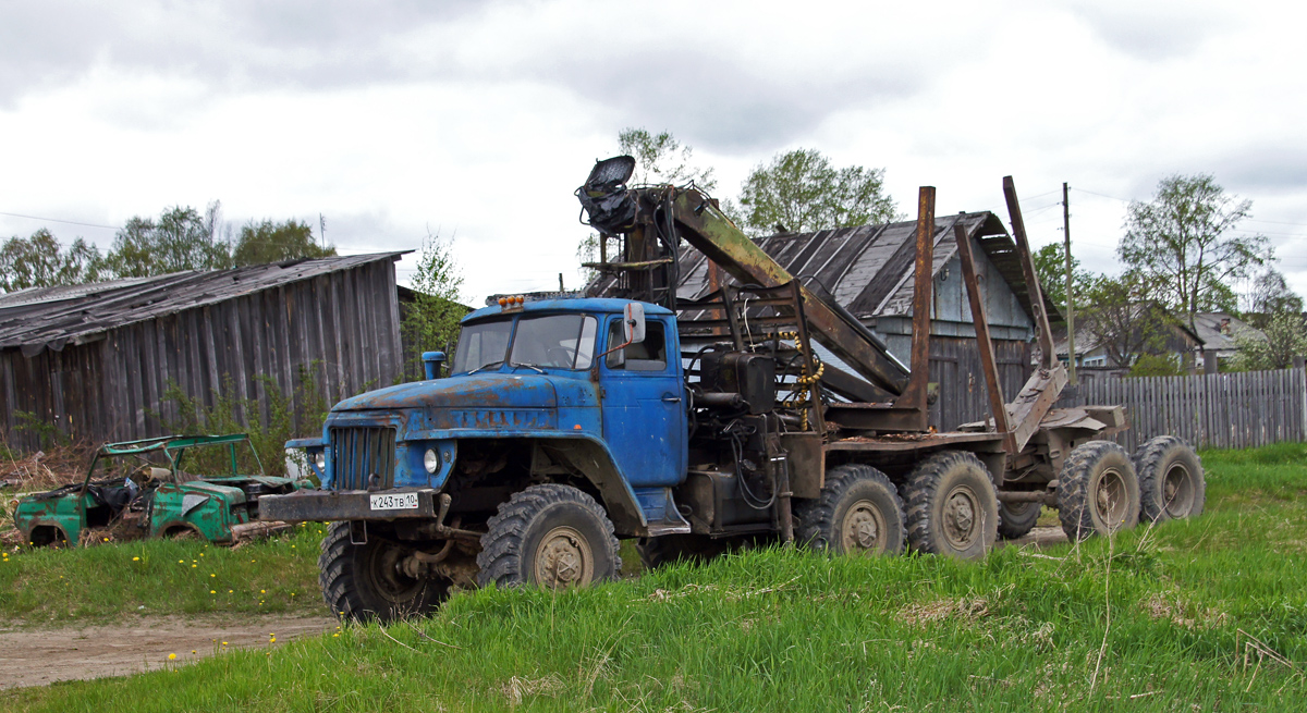 Карелия, № К 243 ТВ 10 — Урал-375 (общая модель)