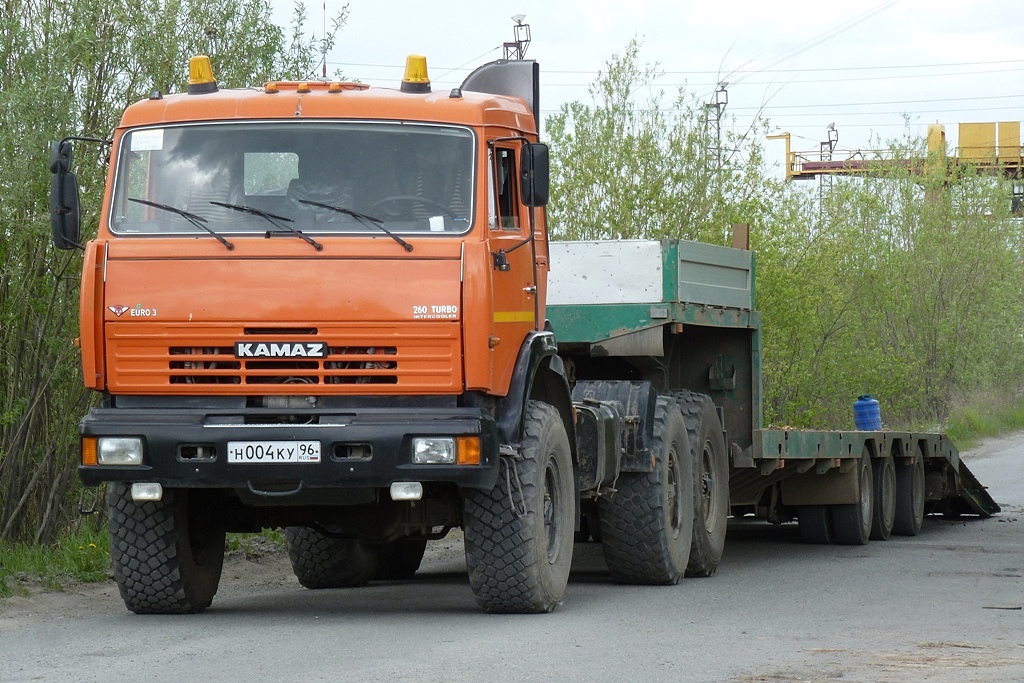 Свердловская область, № Н 004 КУ 96 — КамАЗ-44108-10 [44108K]