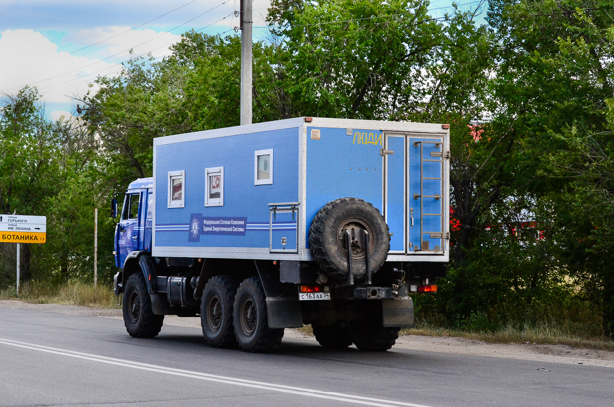 Волгоградская область, № С 163 АА 34 — КамАЗ-43118-15 [43118R]