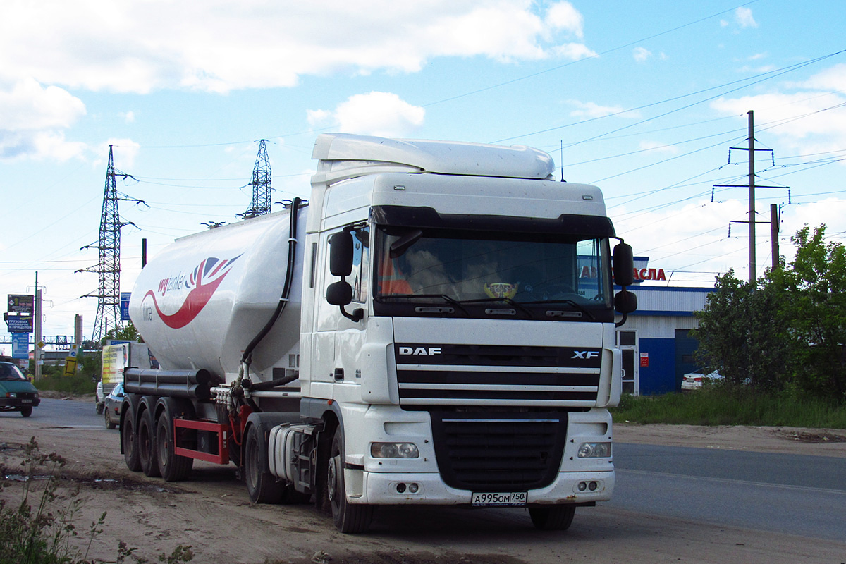 Московская область, № А 995 ОМ 750 — DAF XF105 FT