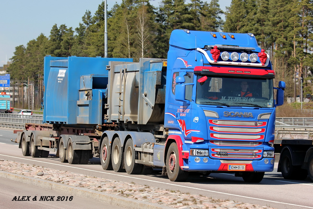 Финляндия, № ENM-515 — Scania ('2013) R580