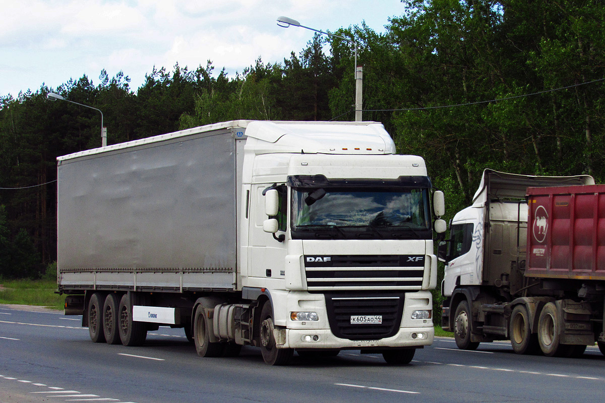 Костромская область, № К 605 АО 44 — DAF XF105 FT