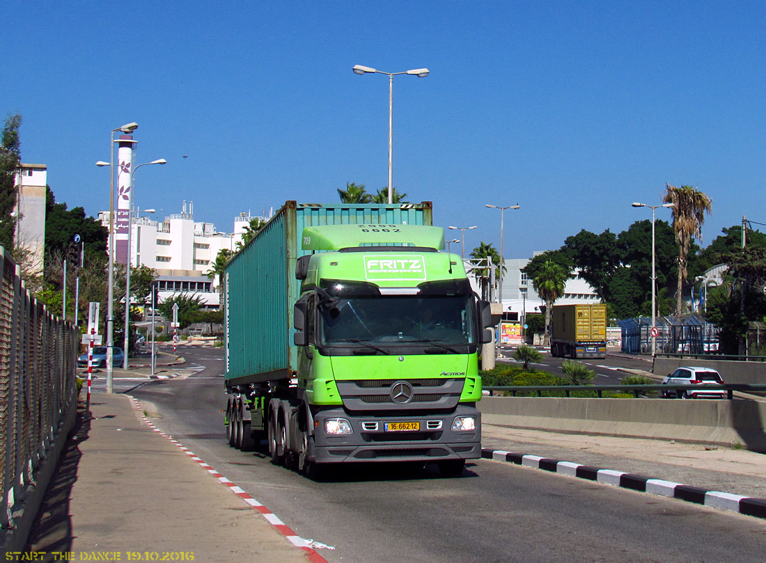 Израиль, № 16-662-12 — Mercedes-Benz Actros ('2009) 2541