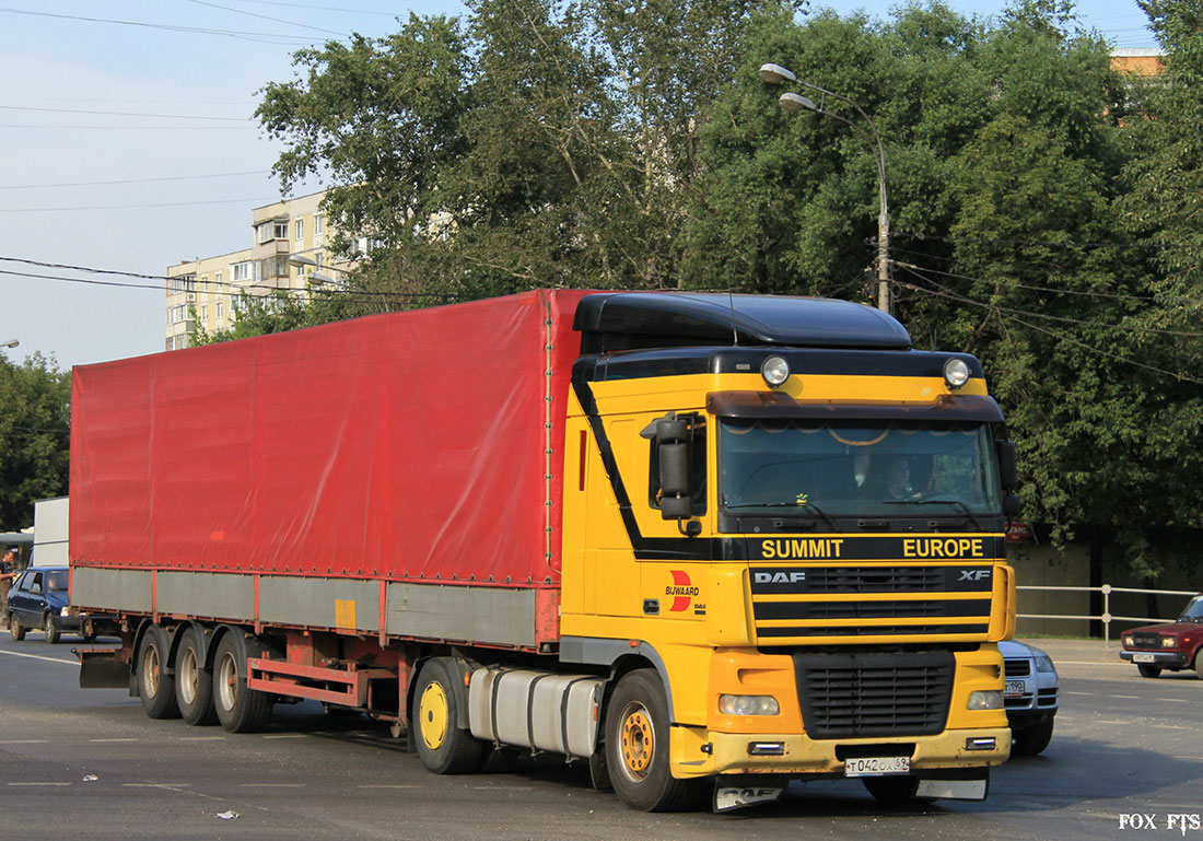 Тверская область, № Т 042 ОХ 69 — DAF XF95 FT