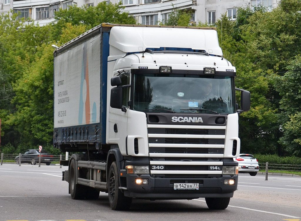 Москва, № В 142 ВА 77 — Scania ('1996) R114L