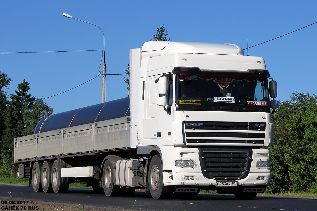 Краснодарский край, № Н 453 КХ 123 — DAF XF105 FT