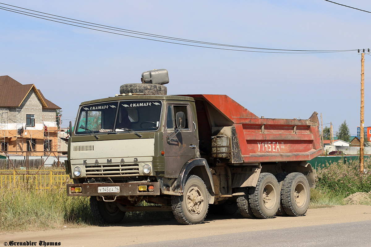 Саха (Якутия), № У 145 ЕА 14 — КамАЗ-55111 [551110]