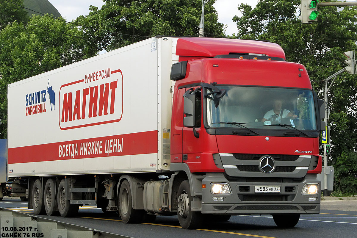 Тверская область, № А 585 ЕК 37 — Mercedes-Benz Actros ('2009) 1841