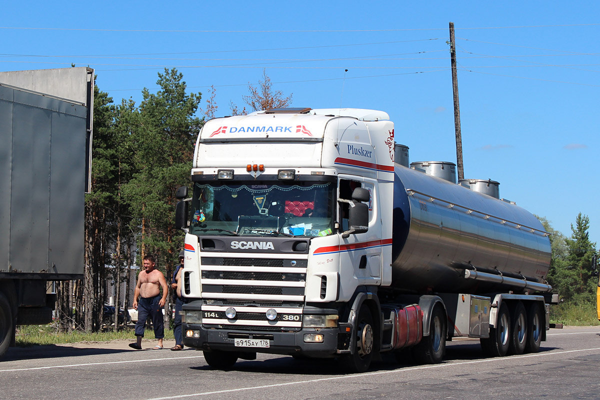 Санкт-Петербург, № В 915 АУ 178 — Scania ('1996) R114L