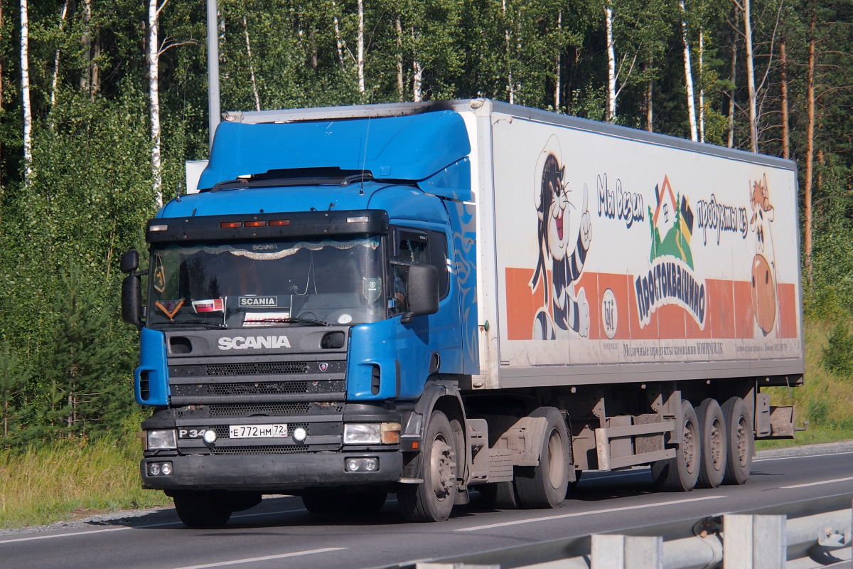 Тюменская область, № Е 772 НМ 72 — Scania ('1996) P340