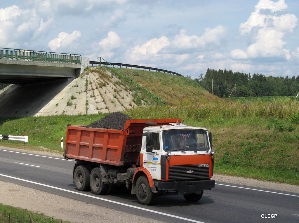 Витебская область, № АВ 5187-2 — МАЗ-5516 (общая модель)