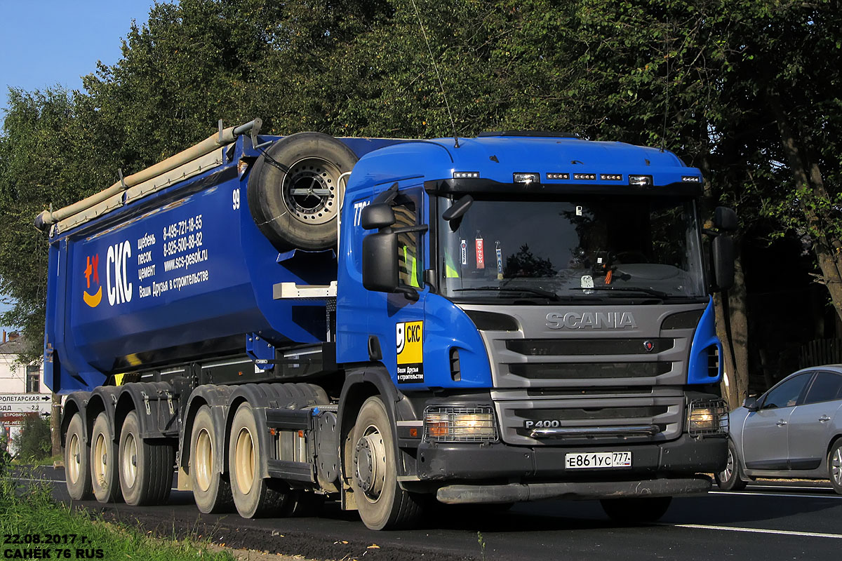 Москва, № Е 861 УС 777 — Scania ('2011) P400