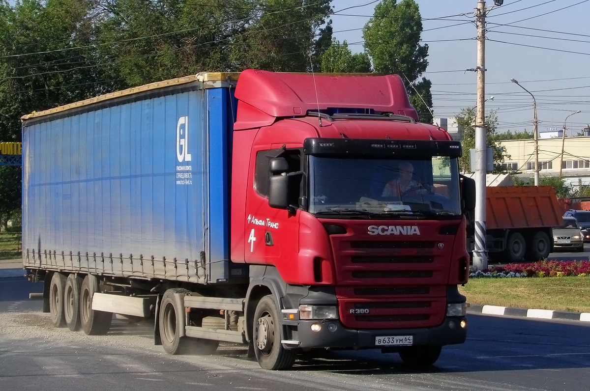 Саратовская область, № В 633 УМ 64 — Scania ('2004) R380