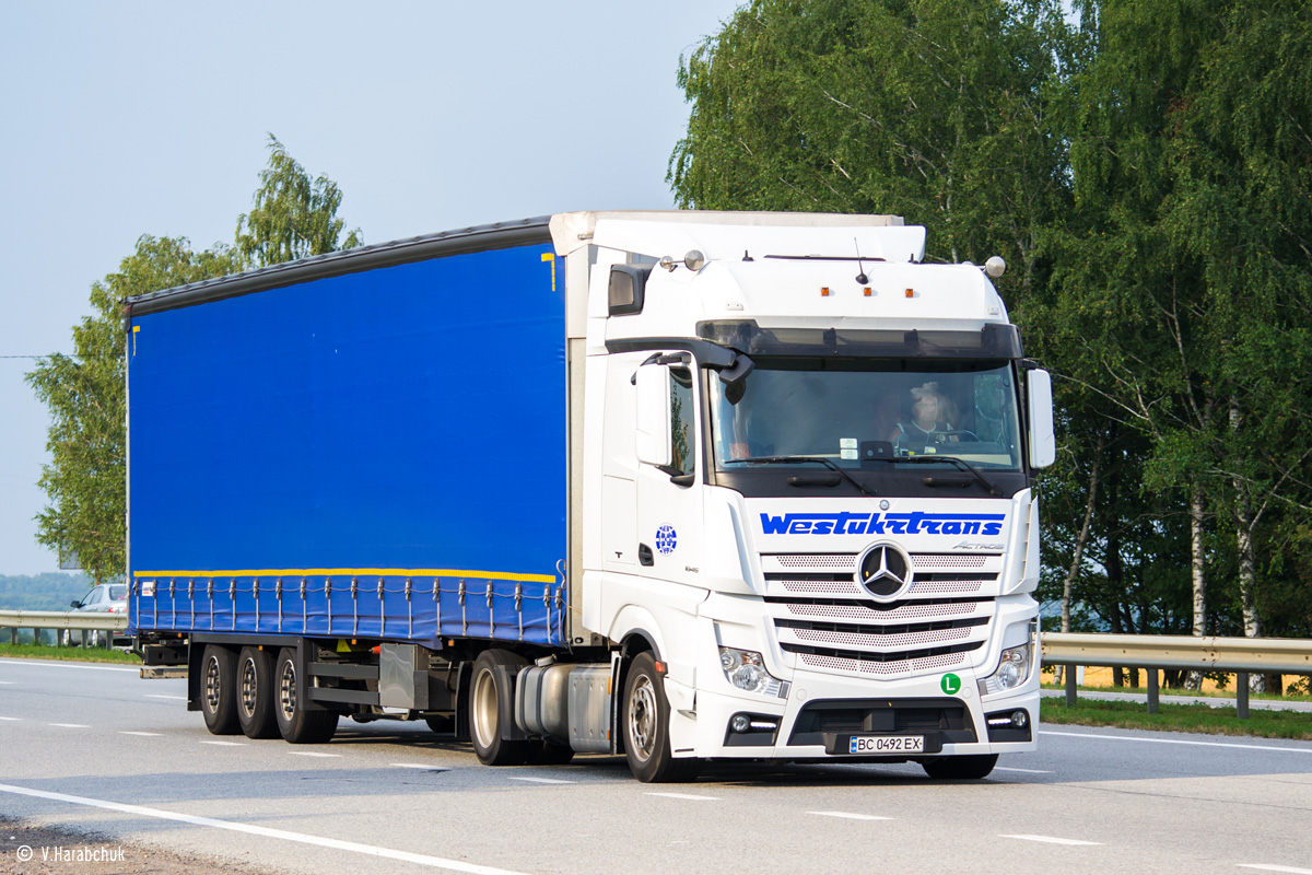 Львовская область, № ВС 0492 ЕХ — Mercedes-Benz Actros ('2011) 1845