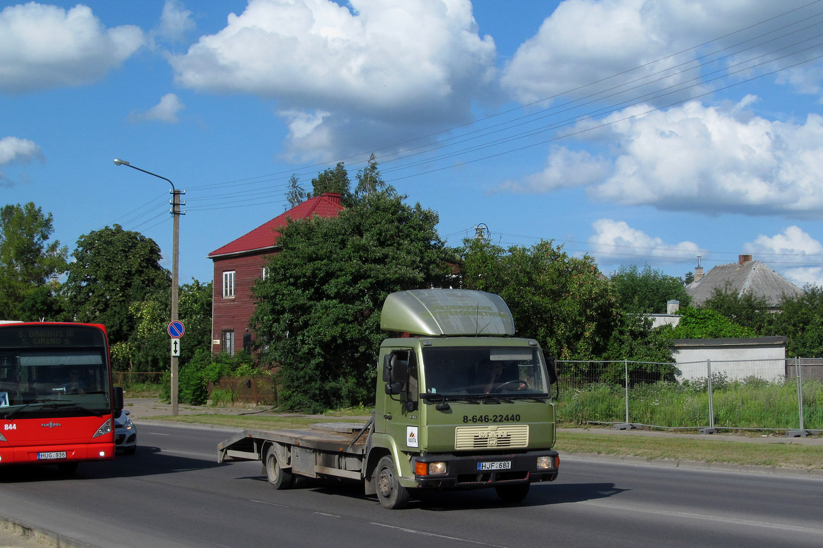 Литва, № HJF 681 — MAN L2000 (общая модель)