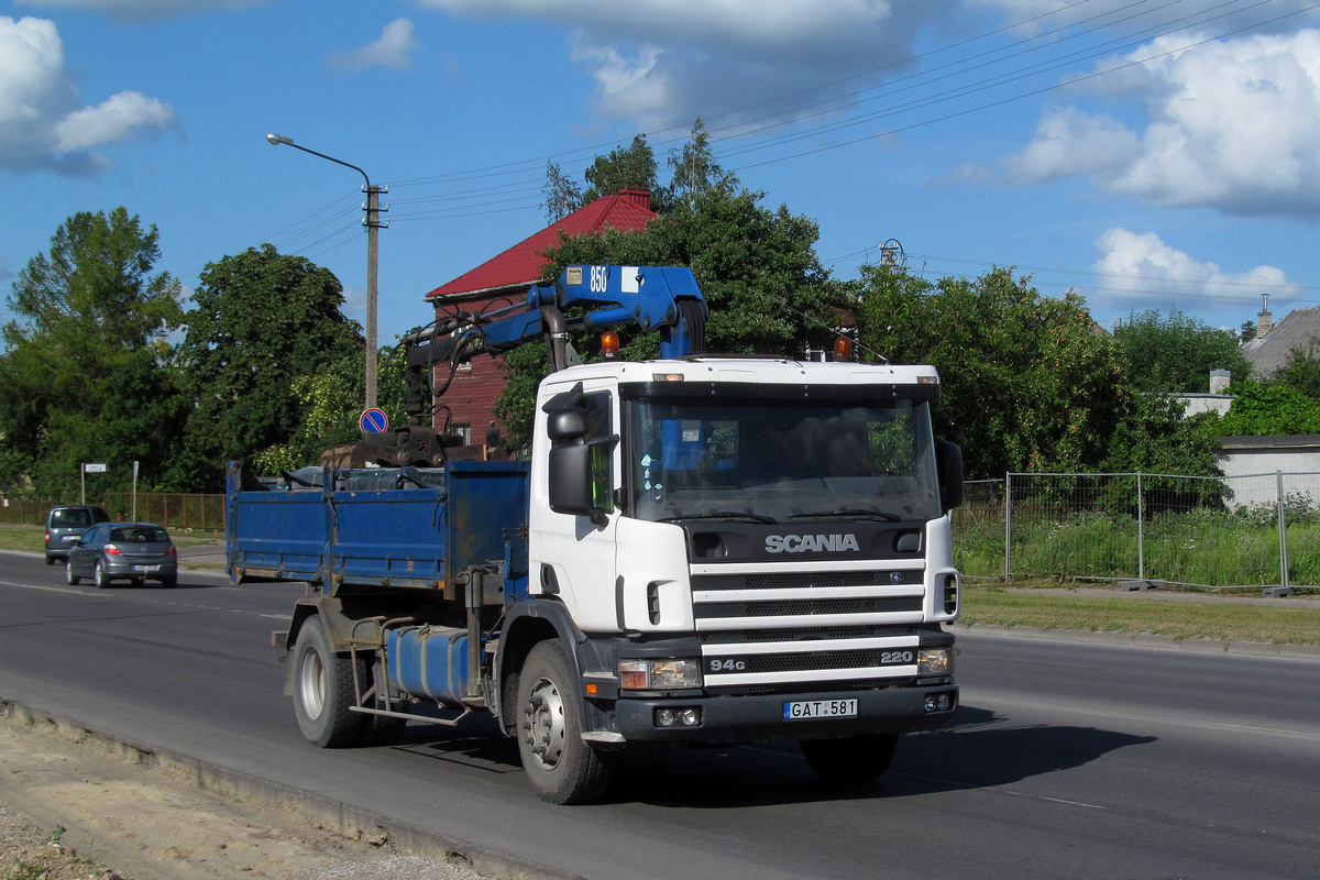 Литва, № GAT 581 — Scania ('1996) P94G