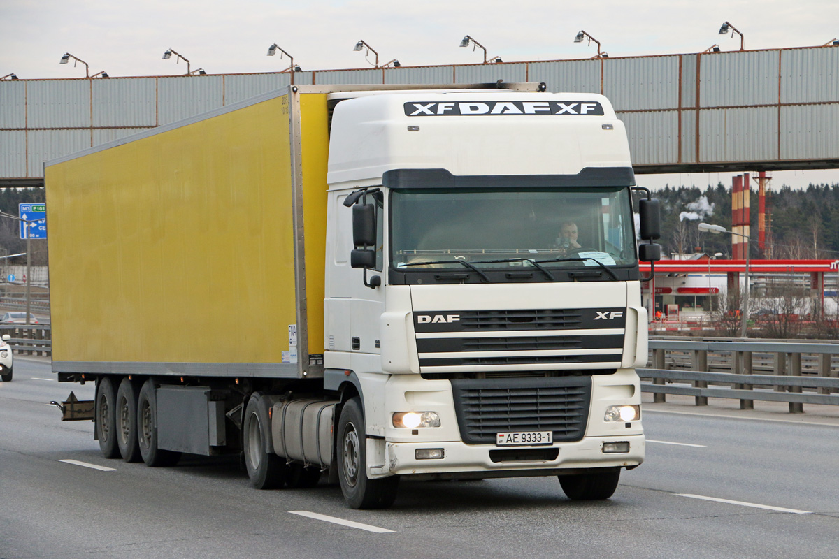 Брестская область, № АЕ 9333-1 — DAF XF105 FT