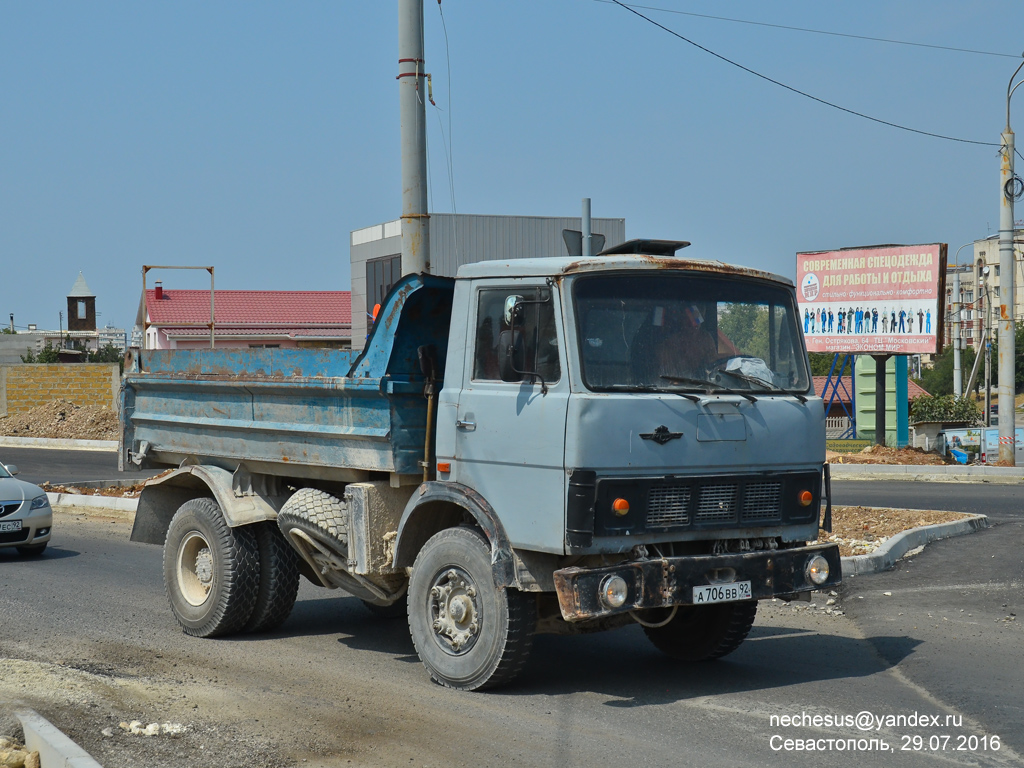 Севастополь, № А 706 ВВ 92 — МАЗ-5551 [555100]