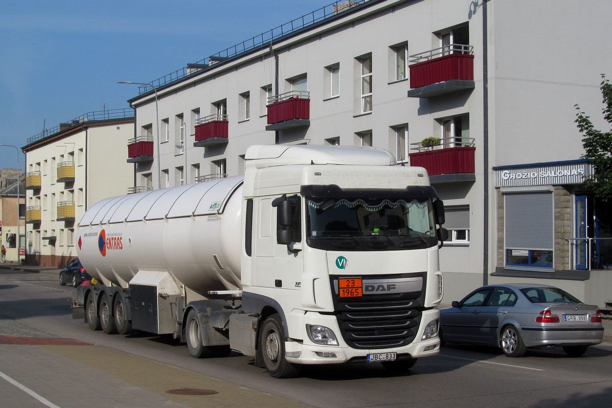 Литва, № JBC 833 — DAF XF Euro6 FT