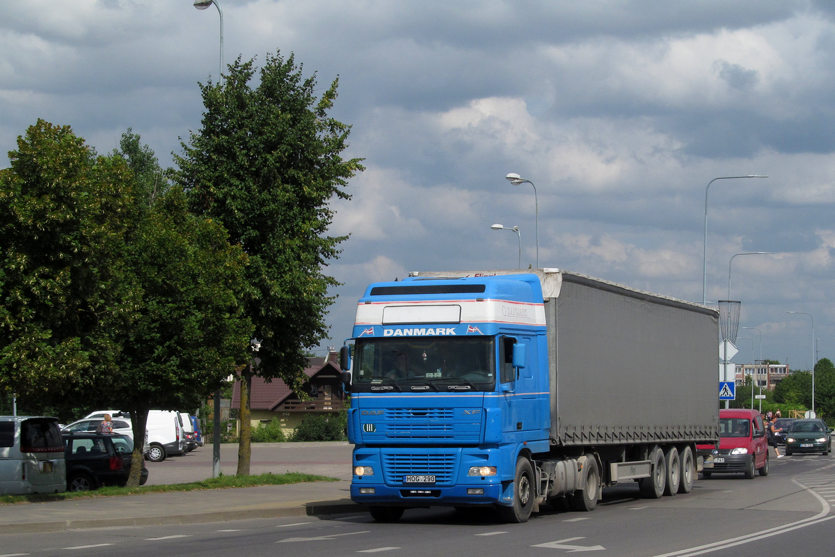 Литва, № HOG 290 — DAF XF95 FT