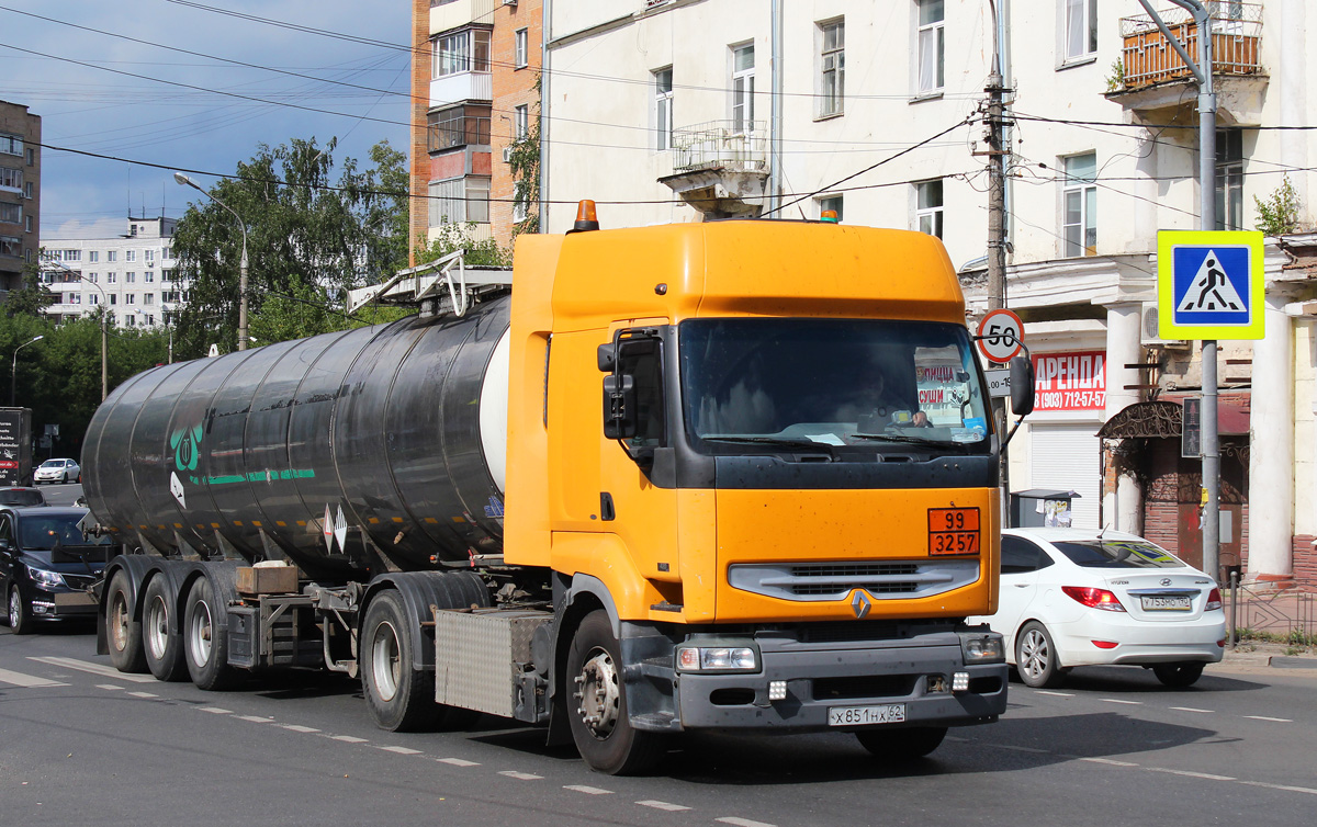 Рязанская область, № Х 851 НХ 62 — Renault Premium ('1996)