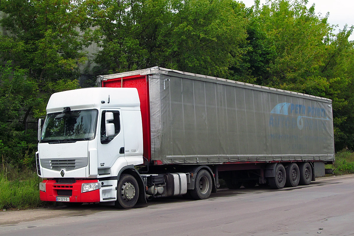 Сумская область, № ВМ 0219 ВІ — Renault Premium ('2006)