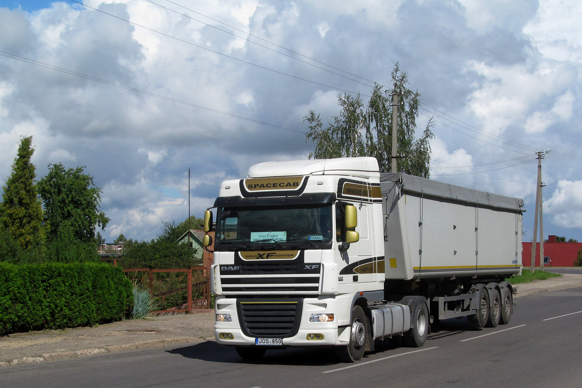 Литва, № JOS 850 — DAF XF105 FT