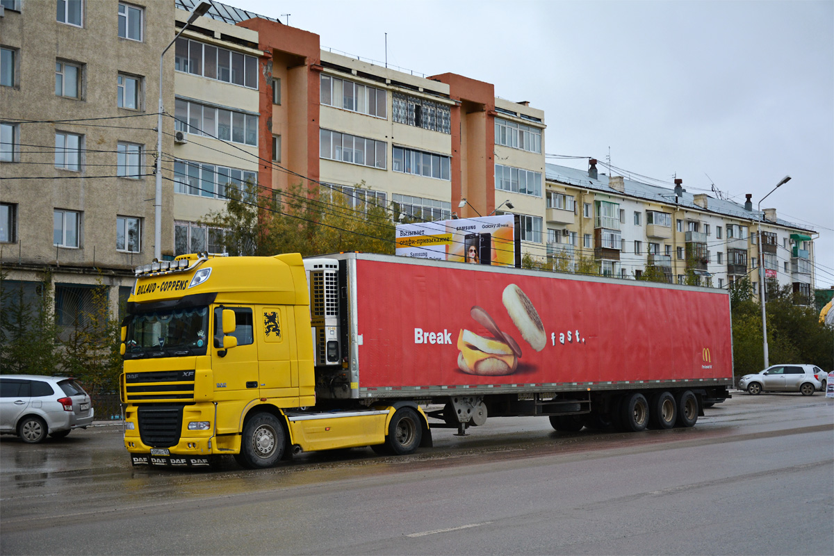 Приморский край, № Х 595 ЕС 125 — DAF XF105 FT