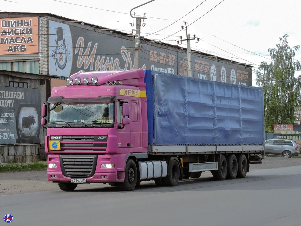 Калининградская область, № Р 254 СО 39 — DAF XF105 FT