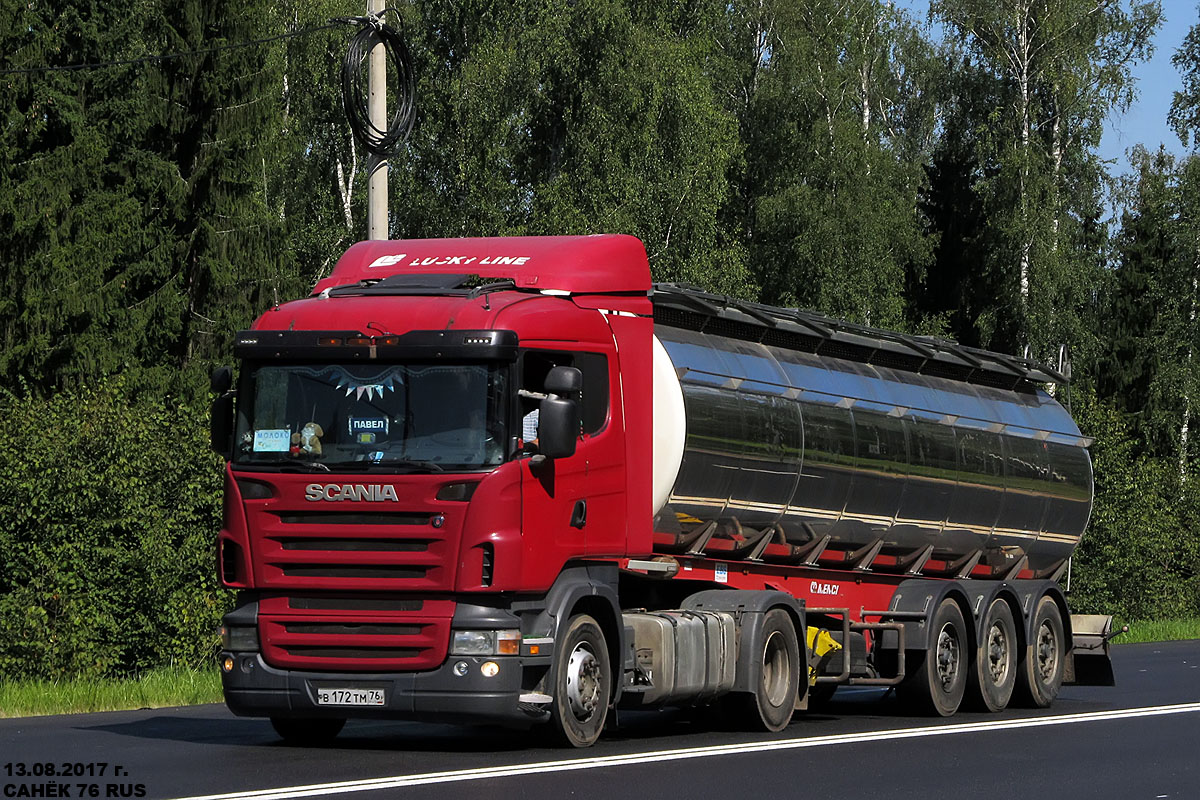 Ярославская область, № В 172 ТМ 76 — Scania ('2004) R380