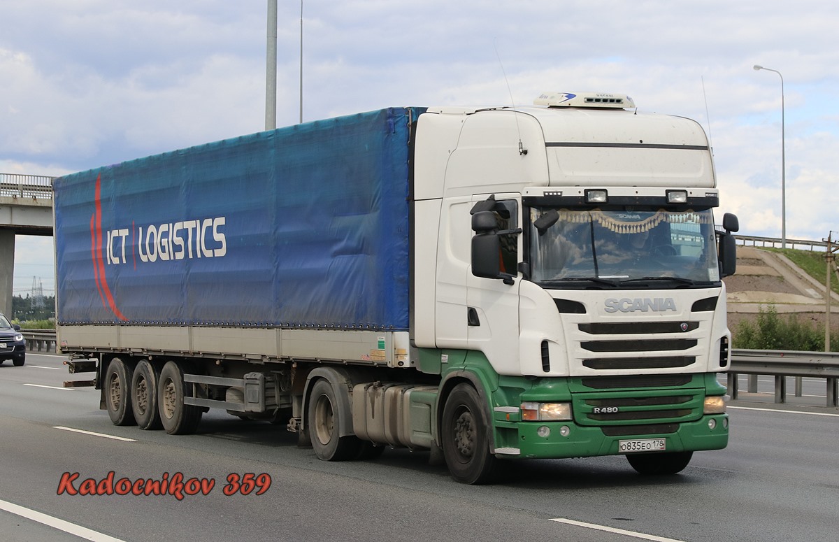 Санкт-Петербург, № О 835 ЕО 178 — Scania ('2009) R480