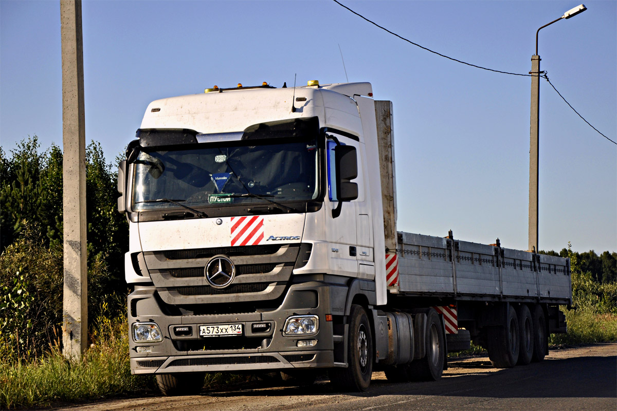 Волгоградская область, № А 573 ХХ 134 — Mercedes-Benz Actros ('2009) 1841