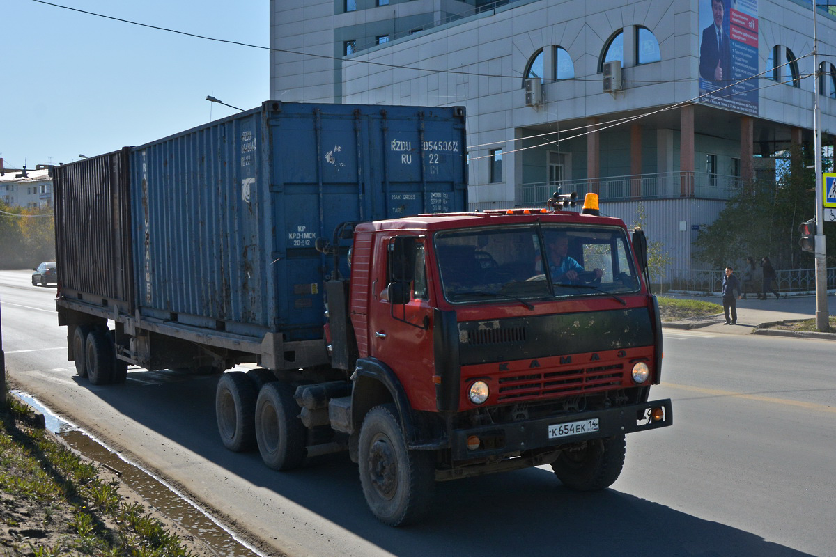 Саха (Якутия), № К 654 ЕК 14 — КамАЗ-5410