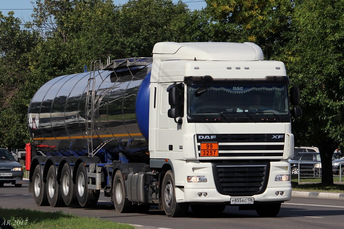 Воронежская область, № У 855 АС 136 — DAF XF105 FT