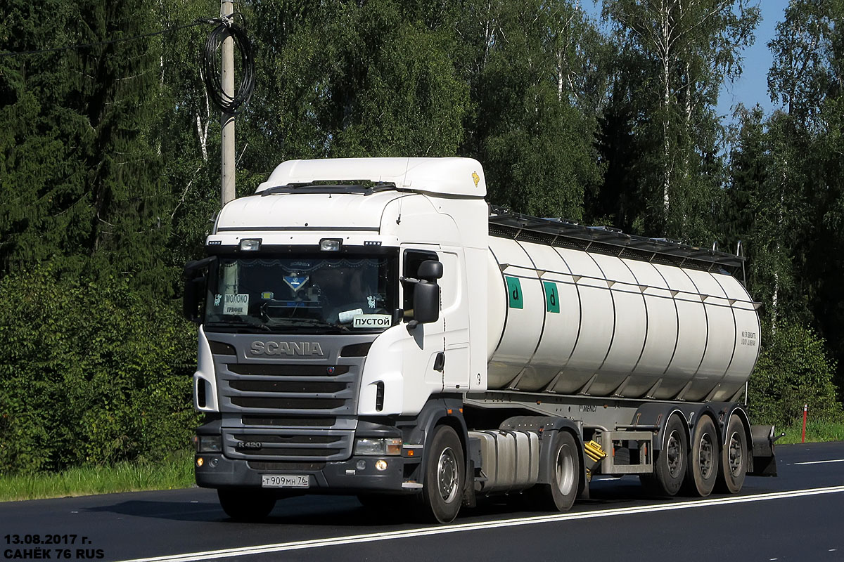 Ярославская область, № Т 909 МН 76 — Scania ('2009) R420