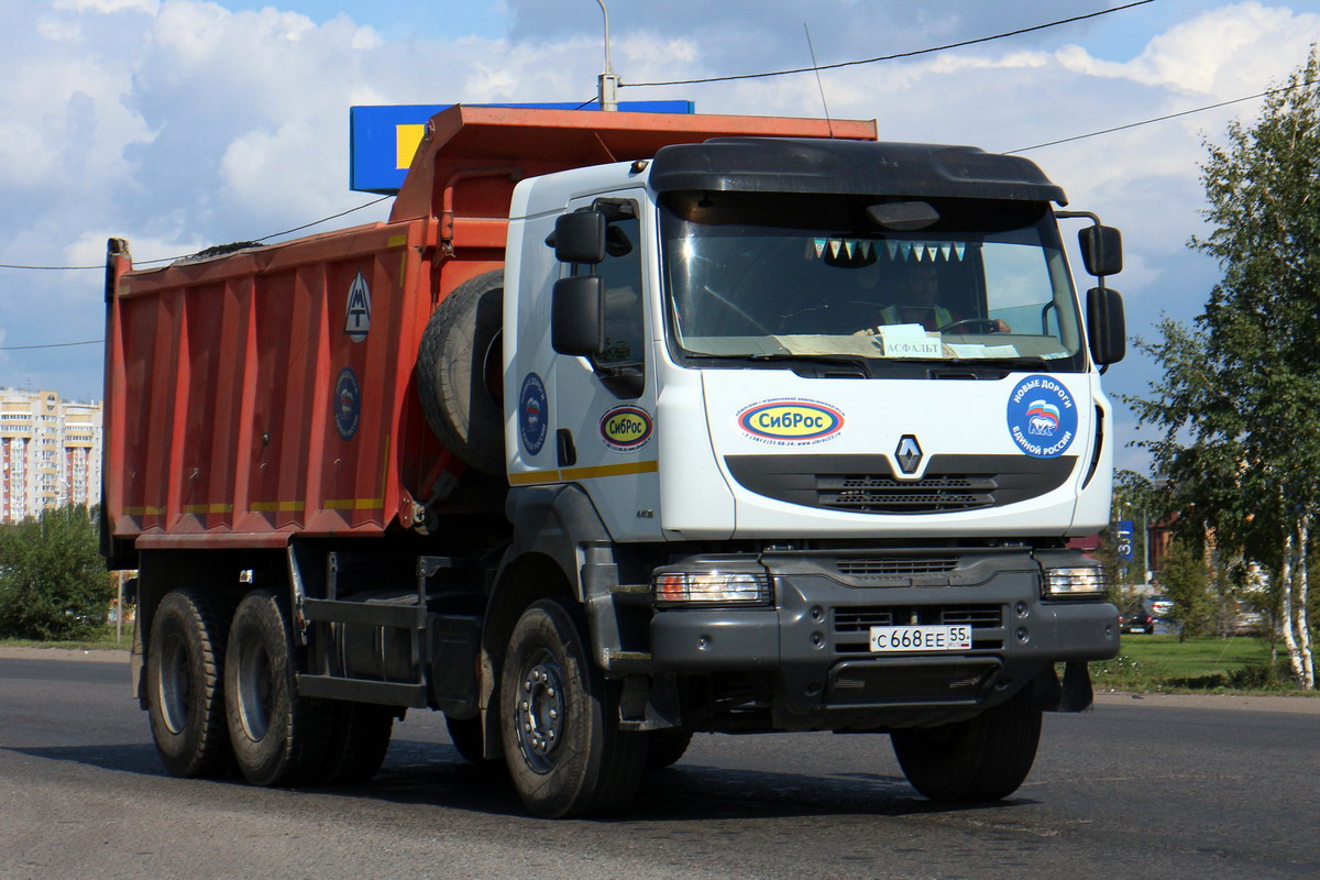 Омская область, № С 668 ЕЕ 55 — Renault Kerax [X9P]