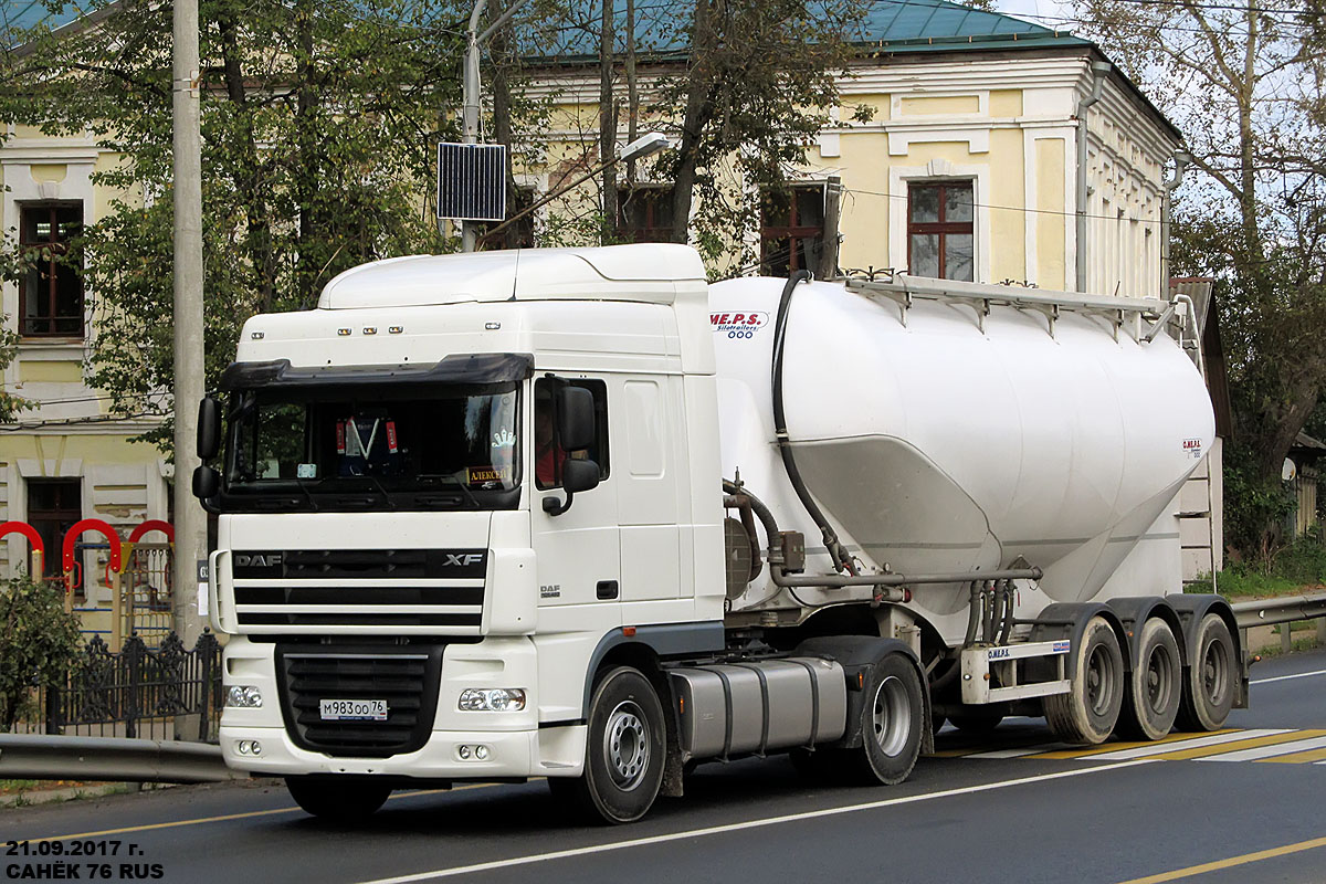 Ярославская область, № М 983 ОО 76 — DAF XF105 FT