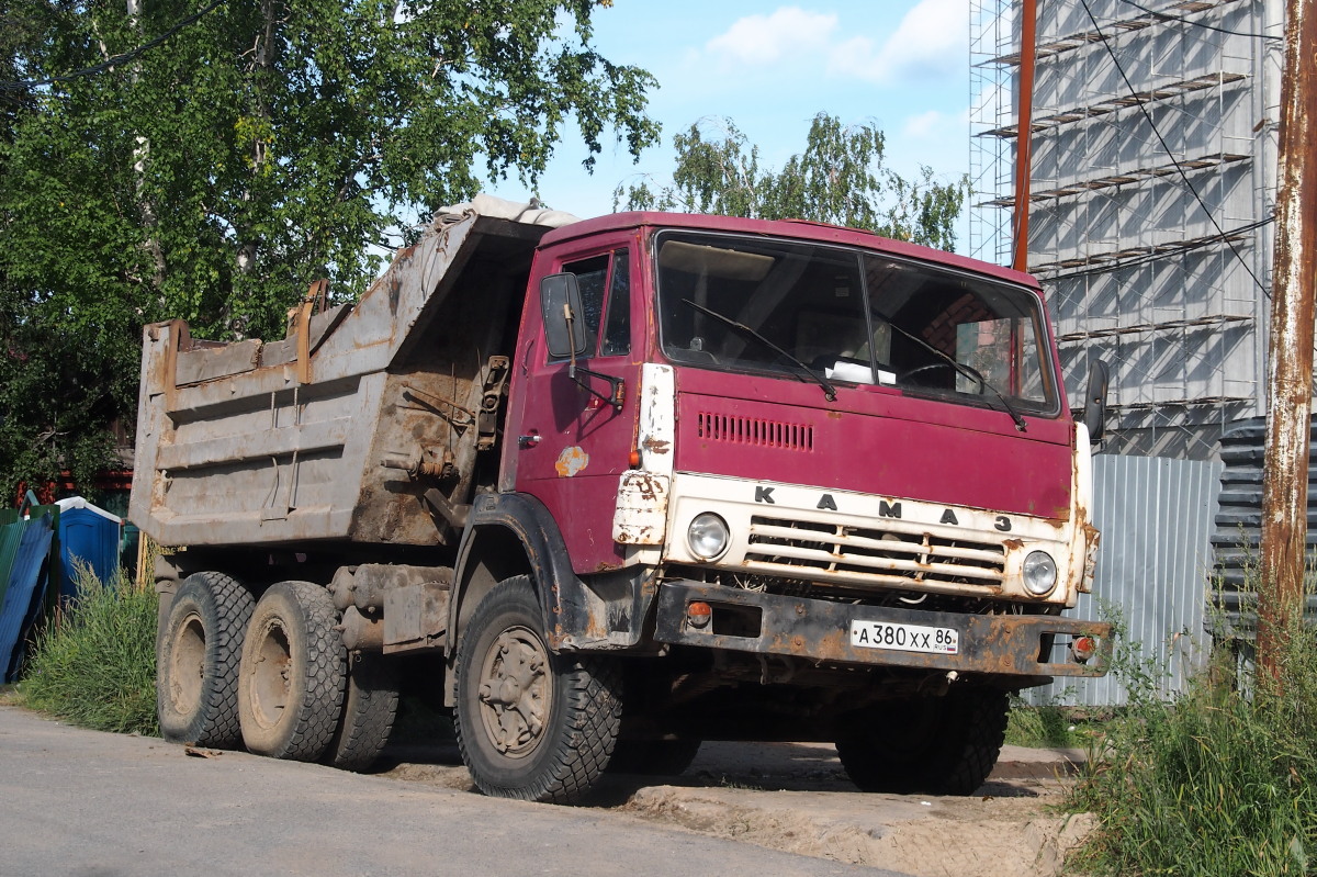 Ханты-Мансийский автоном.округ, № А 380 ХХ 86 — КамАЗ-5511