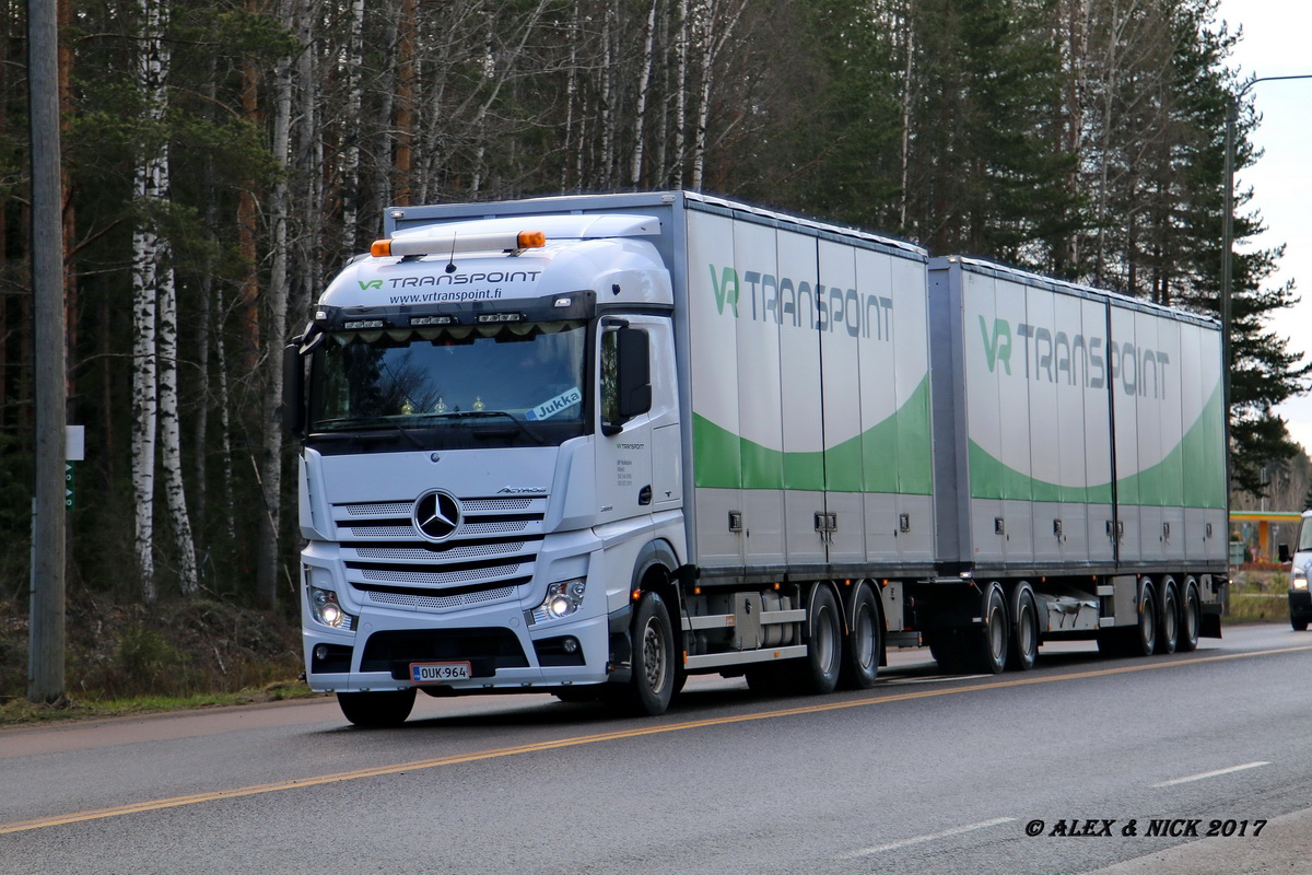 Финляндия, № OUK-964 — Mercedes-Benz Actros ('2011)