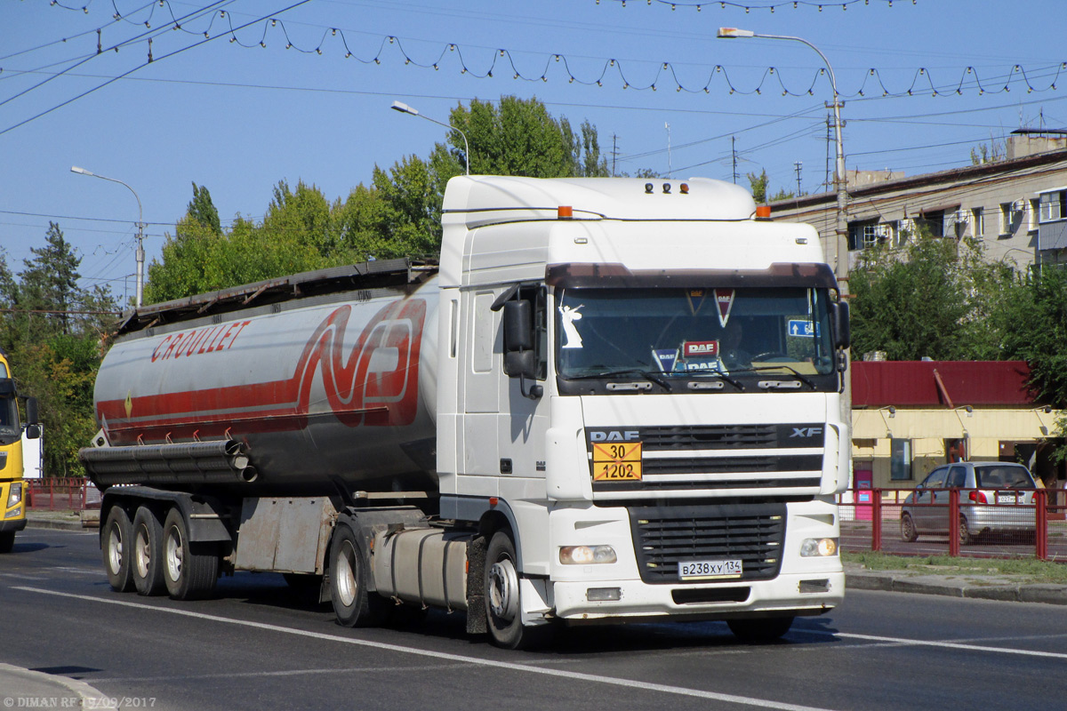 Волгоградская область, № В 238 ХУ 134 — DAF XF95 FT