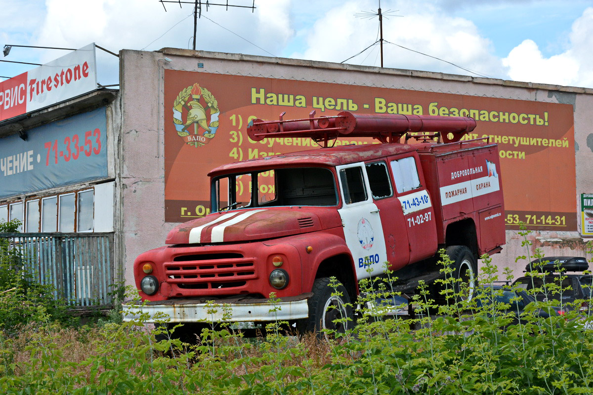 Омская область, № (55) Б/Н 0014 — ЗИЛ-431412; Омская область — Автомобили на постаментах; Техника на постаментах, памятники (Омская область)