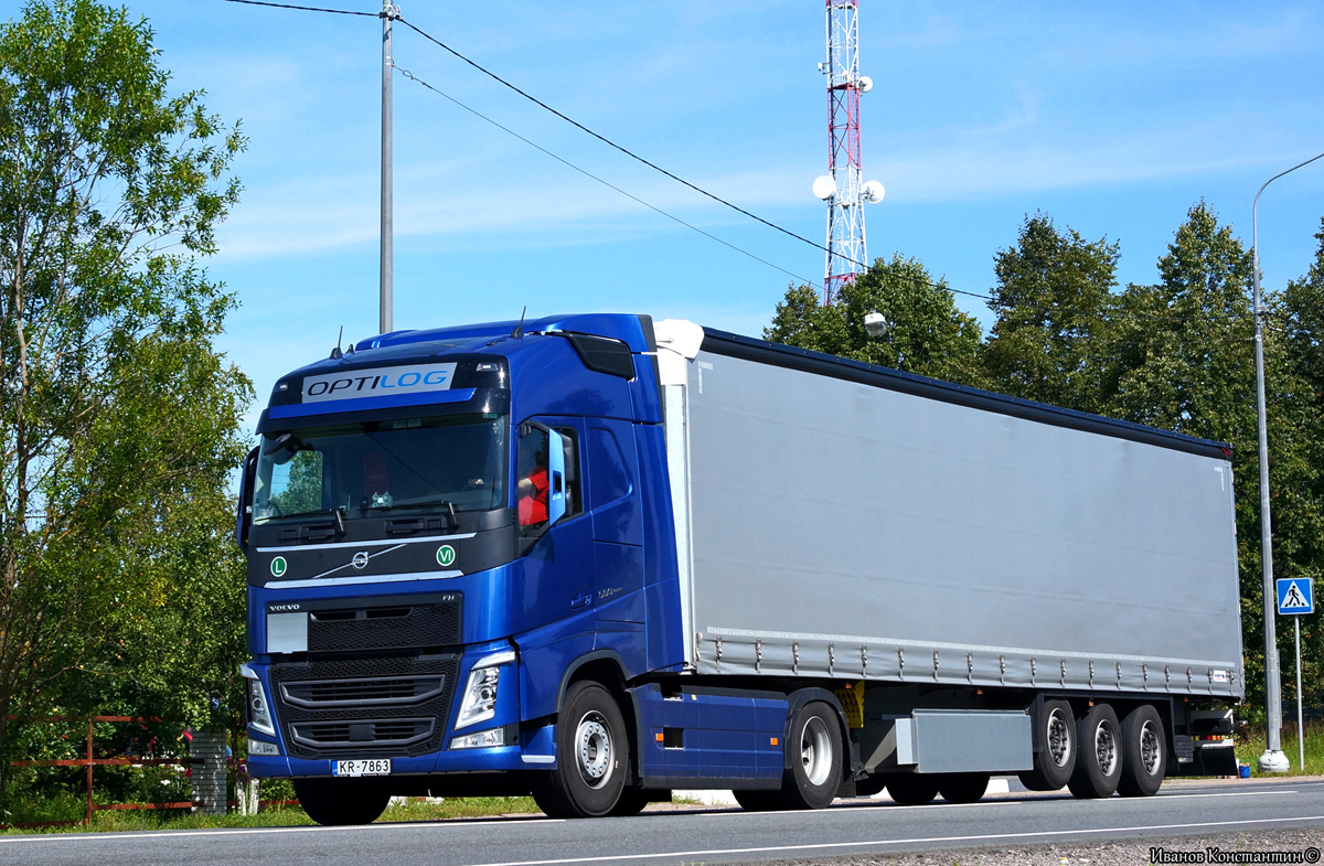 Латвия, № KR-7863 — Volvo ('2012) FH.500