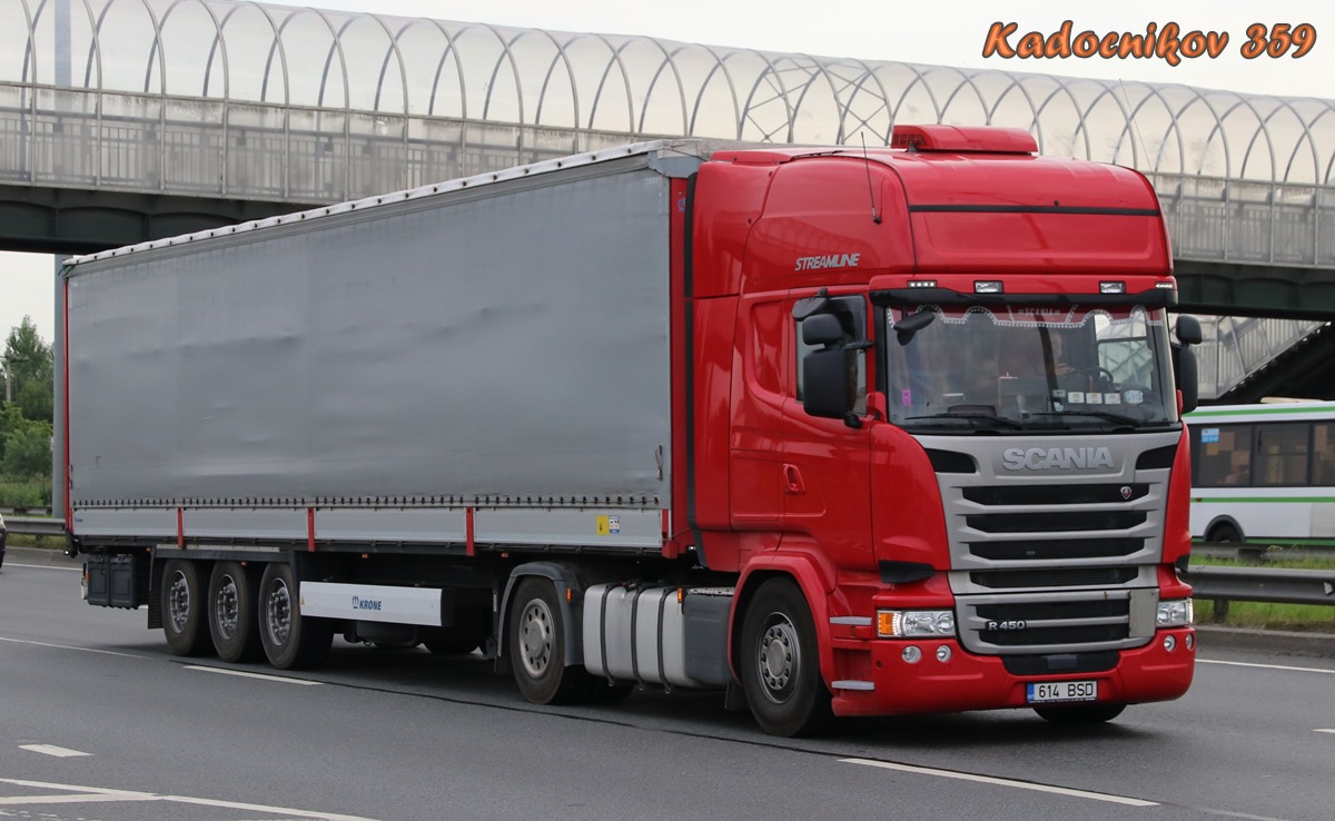 Эстония, № 614 BSD — Scania ('2013) R450