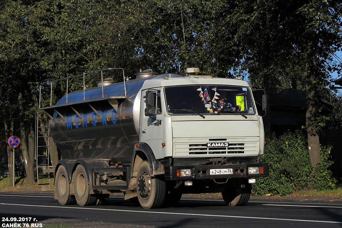 Вологодская область, № А 248 СМ 35 — КамАЗ-53229-15 [53229R]