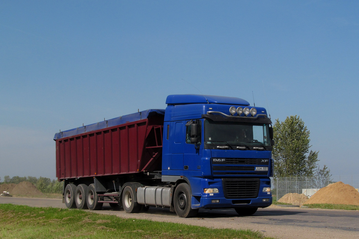 Литва, № JUH 551 — DAF XF95 FT